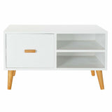 Sideboard DKD Home Decor White Brown MDF (80 x 40 x 50 cm)-2
