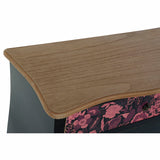Sideboard DKD Home Decor   Black 76 x 39 x 75,5 cm Pink Brown MDF Wood-5