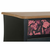 Sideboard DKD Home Decor   Black 76 x 39 x 75,5 cm Pink Brown MDF Wood-4
