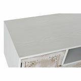 TV furniture DKD Home Decor 136 x 40,5 x 52 cm Fir Beige White MDF Wood-1