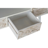 TV furniture DKD Home Decor 136 x 40,5 x 52 cm Fir Beige White MDF Wood-3