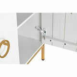 Sideboard DKD Home Decor   White Wood Metal Mango wood Golden 80 x 37,5 x 80 cm-3