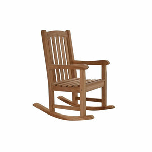 Rocking Chair DKD Home Decor Brown Teak 56 x 87 x 102 cm (56 x 87 x 102 cm)-0