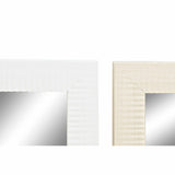 Wall mirror DKD Home Decor Crystal Natural Brown Dark grey Ivory PS 4 Units (70 x 2 x 97 cm)-2