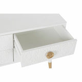 TV furniture DKD Home Decor White Golden Fir MDF Wood 120 x 42 x 54 cm-4