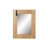 Wall mirror DKD Home Decor Fir Natural Red MDF (70 x 2 x 90 cm)-0