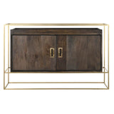 Sideboard DKD Home Decor Brown Metal Mango wood 122 x 38 x 76 cm-4