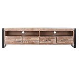 TV furniture DKD Home Decor Metal Acacia (200 x 55 x 40 cm)-2