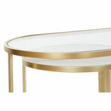 Set of 3 small tables DKD Home Decor Golden 100 x 40 x 45 cm-3