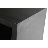 TV furniture DKD Home Decor Black Rattan Mango wood (145,5 x 40,5 x 60 cm)-2