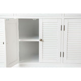 Sideboard DKD Home Decor   White Orange Wood Plastic 160 x 41 x 83 cm-1