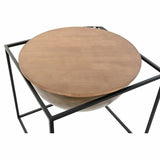 Side table DKD Home Decor Brown Black Wood Metal 64 x 64 x 62,5 cm-1