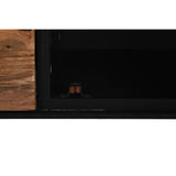 TV furniture DKD Home Decor 144,5 x 40 x 51 cm Black Orange Recycled Wood Pinewood-6