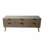 TV furniture DKD Home Decor Fir Brown MDF Wood 120 x 40 x 47 cm-1