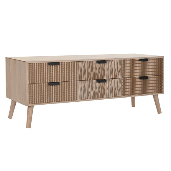 TV furniture DKD Home Decor Fir Brown MDF Wood 120 x 40 x 47 cm-0