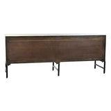 Sideboard DKD Home Decor Brown Rattan Mango wood (155 x 40 x 61,5 cm)-1