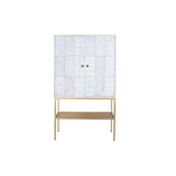Sideboard DKD Home Decor Golden Metal White Mango wood (91 x 44 x 152 cm)-4