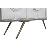 Sideboard DKD Home Decor Grey Golden Metal White Mango wood (152 x 43 x 84 cm)-7