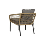 Table set with 2 chairs DKD Home Decor synthetic rattan Steel (68 x 73,5 x 66,5 cm)-6