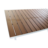 Table DKD Home Decor Exterior Aluminium Resin (200 x 90 x 75 cm)-4