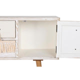 Sideboard DKD Home Decor Fir Cotton White (120 x 35 x 80 cm)-6