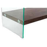 Shelves DKD Home Decor 80 x 40 x 150 cm Crystal Walnut Dark brown MDF Wood-2