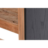 Shelves DKD Home Decor Brown Black Pinewood Recycled Wood 120 x 48 x 240 cm 120 x 40 x 183 cm-1
