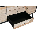 TV furniture DKD Home Decor 120 x 50 x 58 cm Black Wood-6