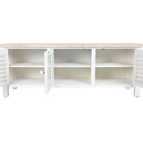 TV furniture DKD Home Decor Fir White MDF Wood 120 x 40 x 45 cm-2