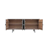 Sideboard DKD Home Decor 177 x 38 x 75 cm Wood Dark grey-6