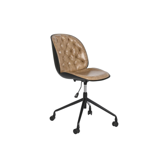 Office Chair DKD Home Decor Light brown polypropylene 47,5 x 57,5 x 83 cm-0