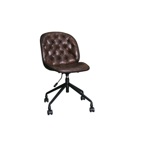 Office Chair DKD Home Decor 47,5 x 57,5 x 83 cm Dark brown polypropylene-0