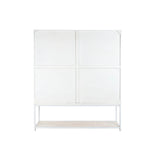 Shelves DKD Home Decor White Black Metal Mango wood 170 x 45 x 200 cm-1