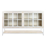 Sideboard DKD Home Decor 170 x 45 x 100 cm Metal White Mango wood-2