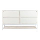 Sideboard DKD Home Decor 170 x 45 x 100 cm Metal White Mango wood-1