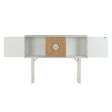 Side table DKD Home Decor Fir Metal White 120 x 35 x 90 cm-7