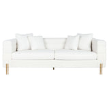 Sofa DKD Home Decor White Metal 205 x 85 x 73 cm-1