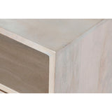 TV furniture DKD Home Decor White Natural Mango wood 130 x 40 x 45 cm-5