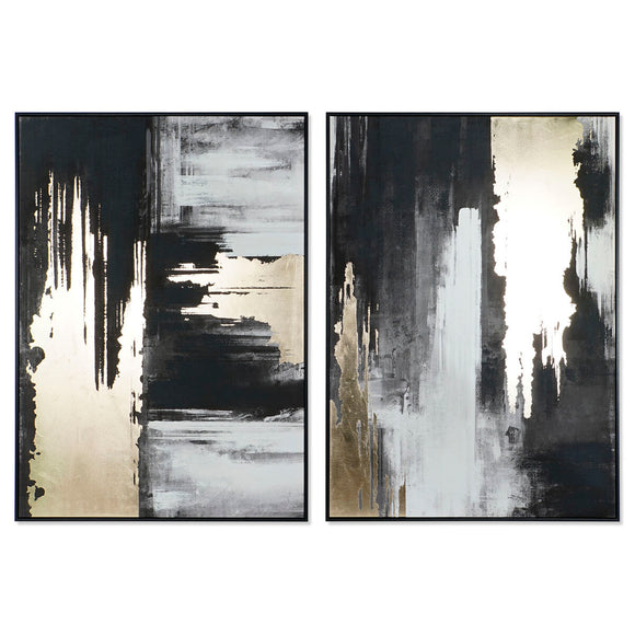 Painting DKD Home Decor Abstract Modern 100 x 4 x 140 cm (2 Units)-0