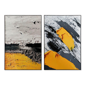 Painting DKD Home Decor Abstract Modern 80 x 3 x 120 cm (2 Units)-0