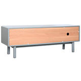 TV furniture Home ESPRIT Blue Grey polypropylene MDF Wood 140 x 40 x 55 cm-3