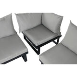 Sofa and table set Home ESPRIT Aluminium 227 x 159 x 64 cm-3