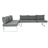 Sofa and table set Home ESPRIT Metal 130 x 68 x 65 cm-4