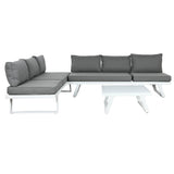 Sofa and table set Home ESPRIT Metal 130 x 68 x 65 cm-3