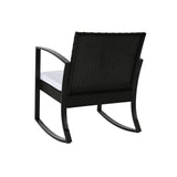 Table set with 2 chairs Home ESPRIT Black Steel 59 x 61,5 x 74 cm-3
