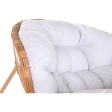 Rocking Chair Home ESPRIT White Brown Steel 108 x 108 x 80 cm-6