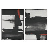 Painting Home ESPRIT Abstract Urban 100 x 4 x 140 cm (2 Units)-0