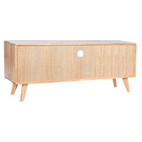 TV furniture Home ESPRIT Natural Metal Rubber wood 120 x 30 x 48 cm-1