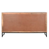 Sideboard Home ESPRIT Brown Black Silver 150 x 38 x 80 cm-2