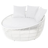 Sun-lounger Dido 160 x 160 x 76 cm Circular White